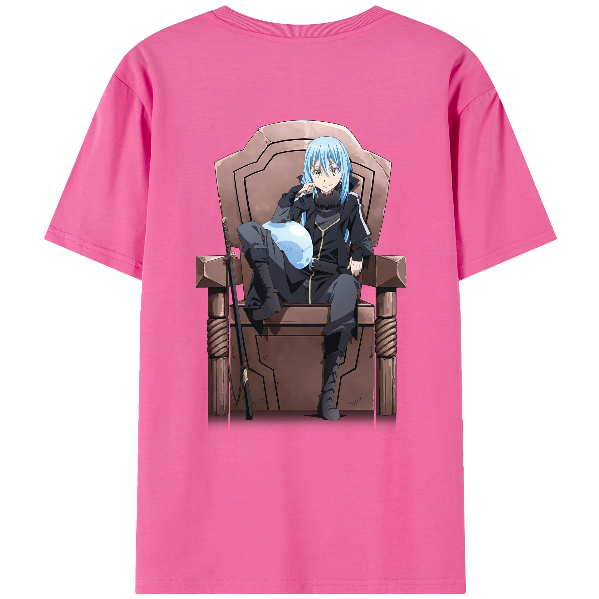 （画像用） 転スラ Regarding Reincarnated to Slime レディース半袖Tシャツ(バックプリント)
